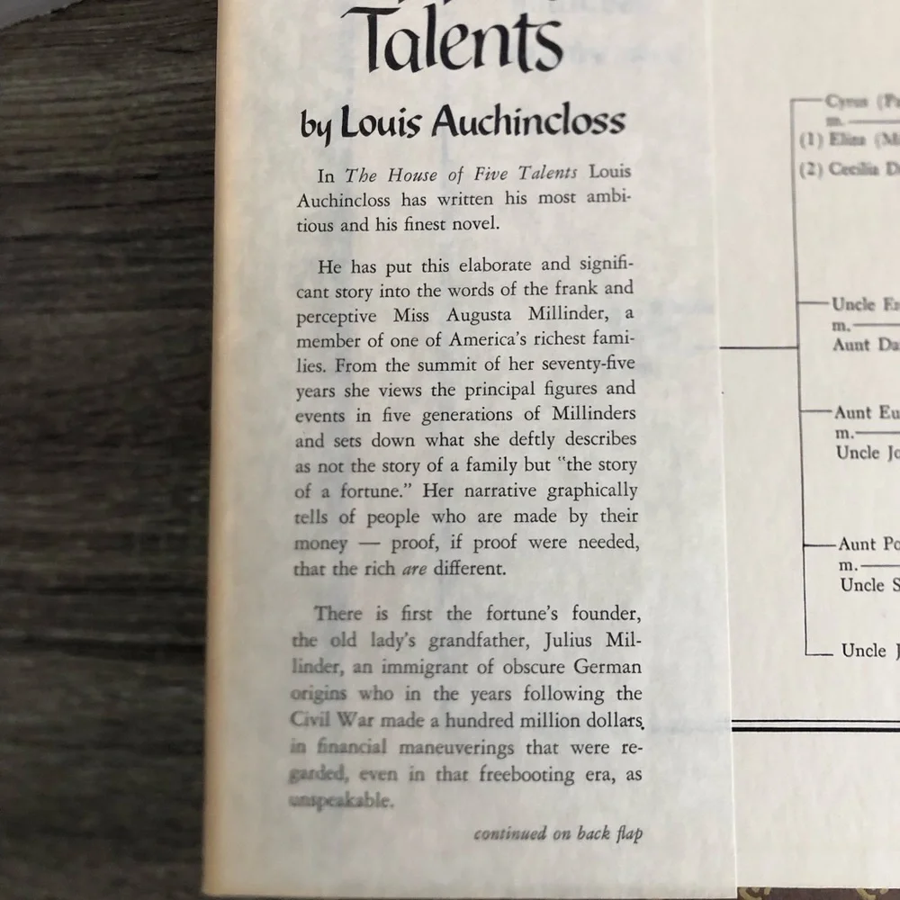 1960 The House of Five Talents by Louis Auchincloss - Picture 3 of 15